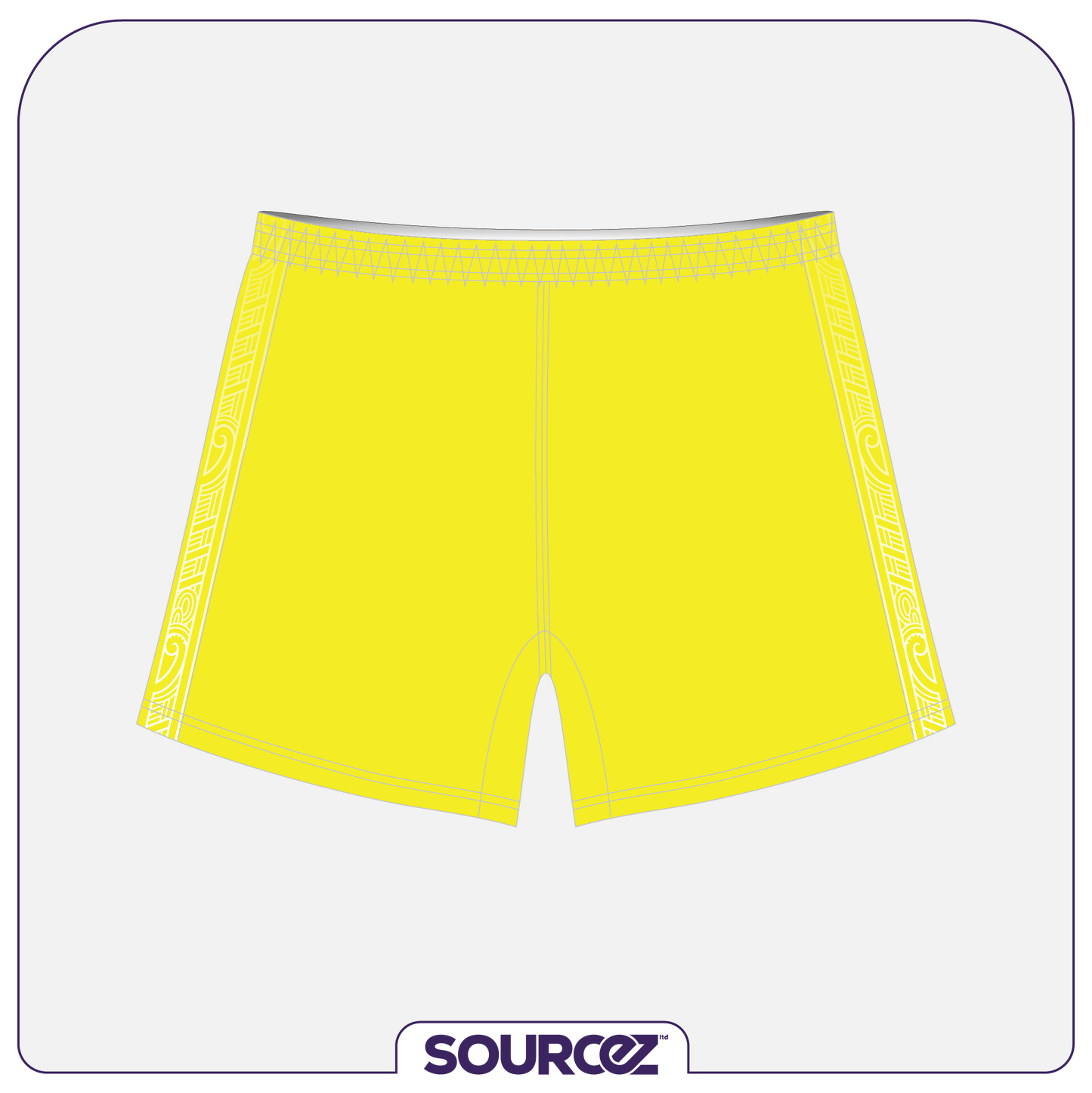 NZ Medical Football Yellow Goalie Classic Playing Shorts / Adult