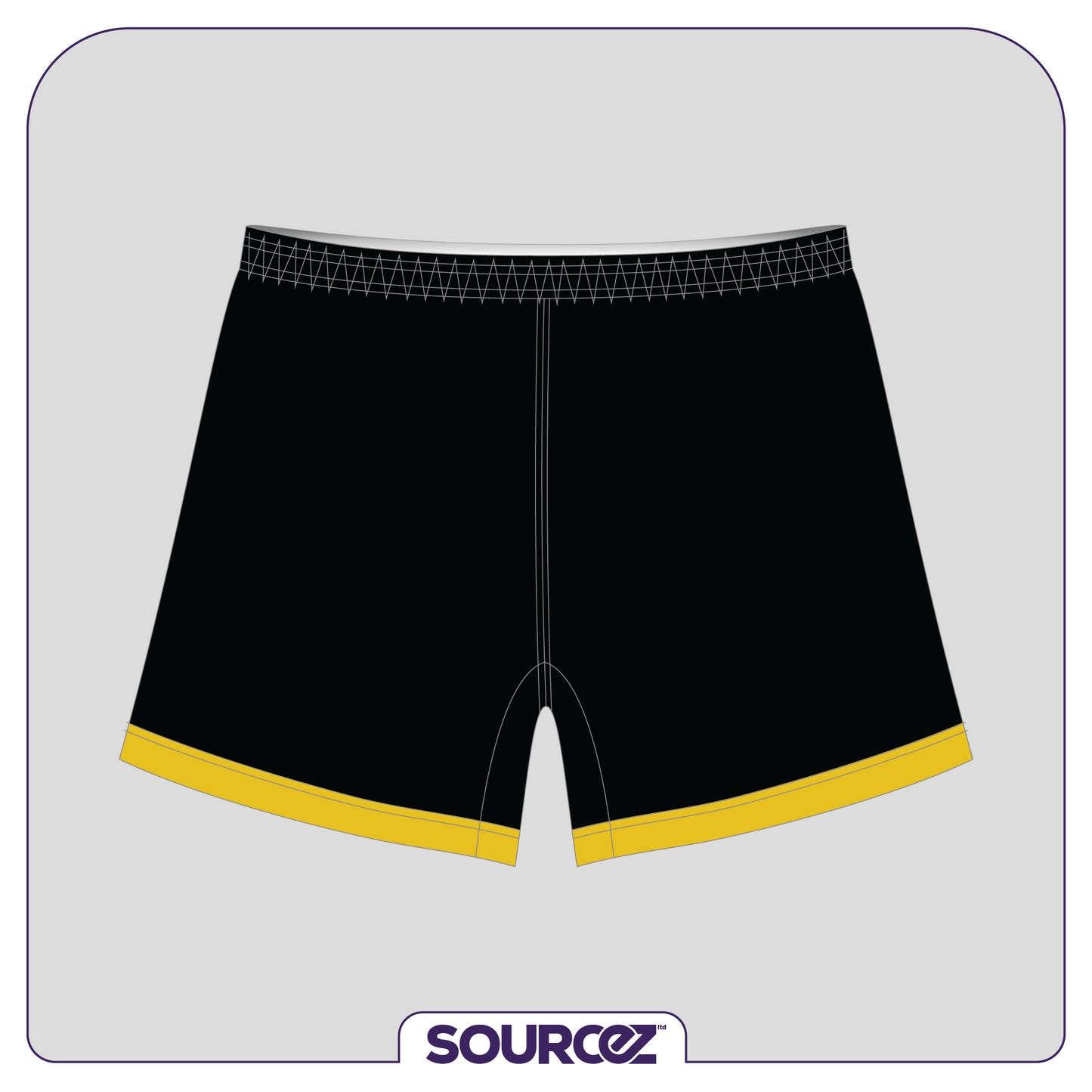 Euro Doctors Black Gold Classic Playing Shorts