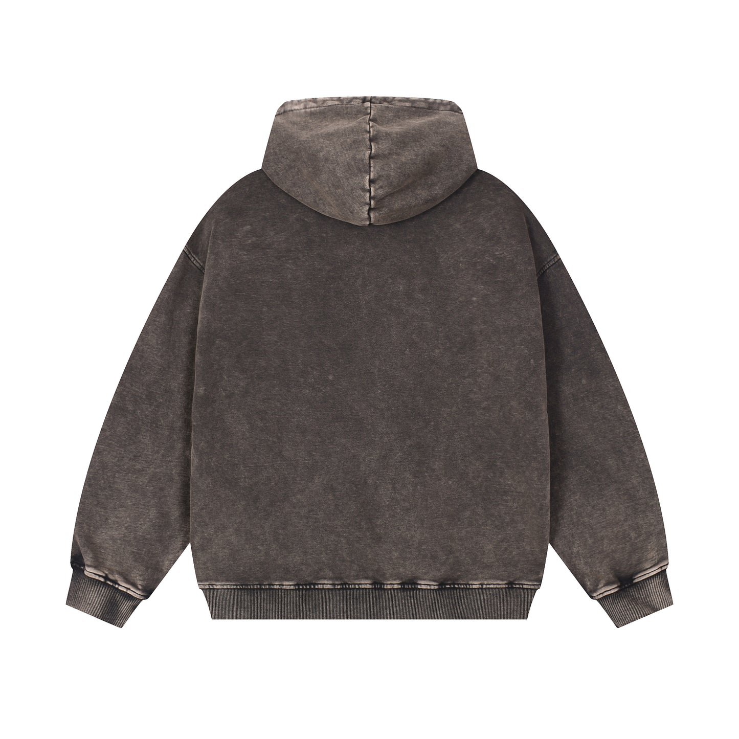 Heavy 420gsm Stone Wash Fleece Hoodie - Adult