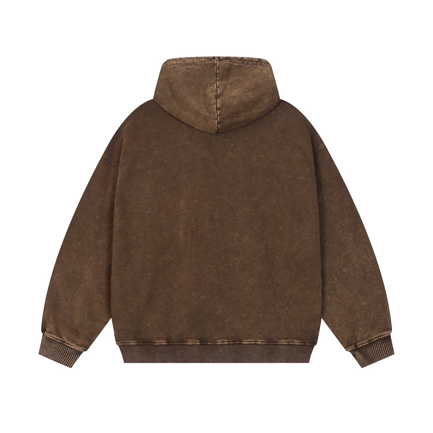 Heavy 420gsm Stone Wash Fleece Hoodie - Adult
