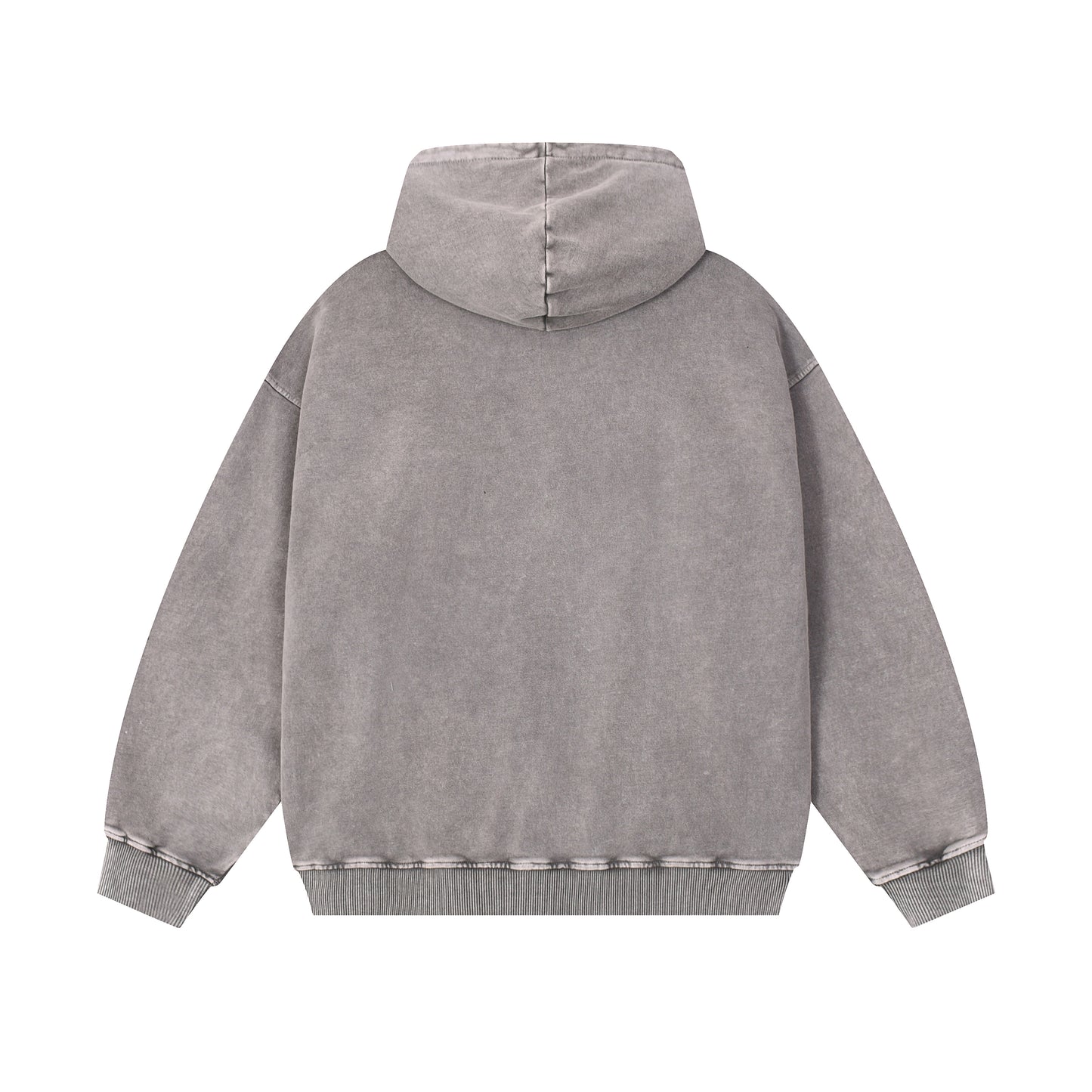 Heavy 420gsm Stone Wash Fleece Hoodie - Adult