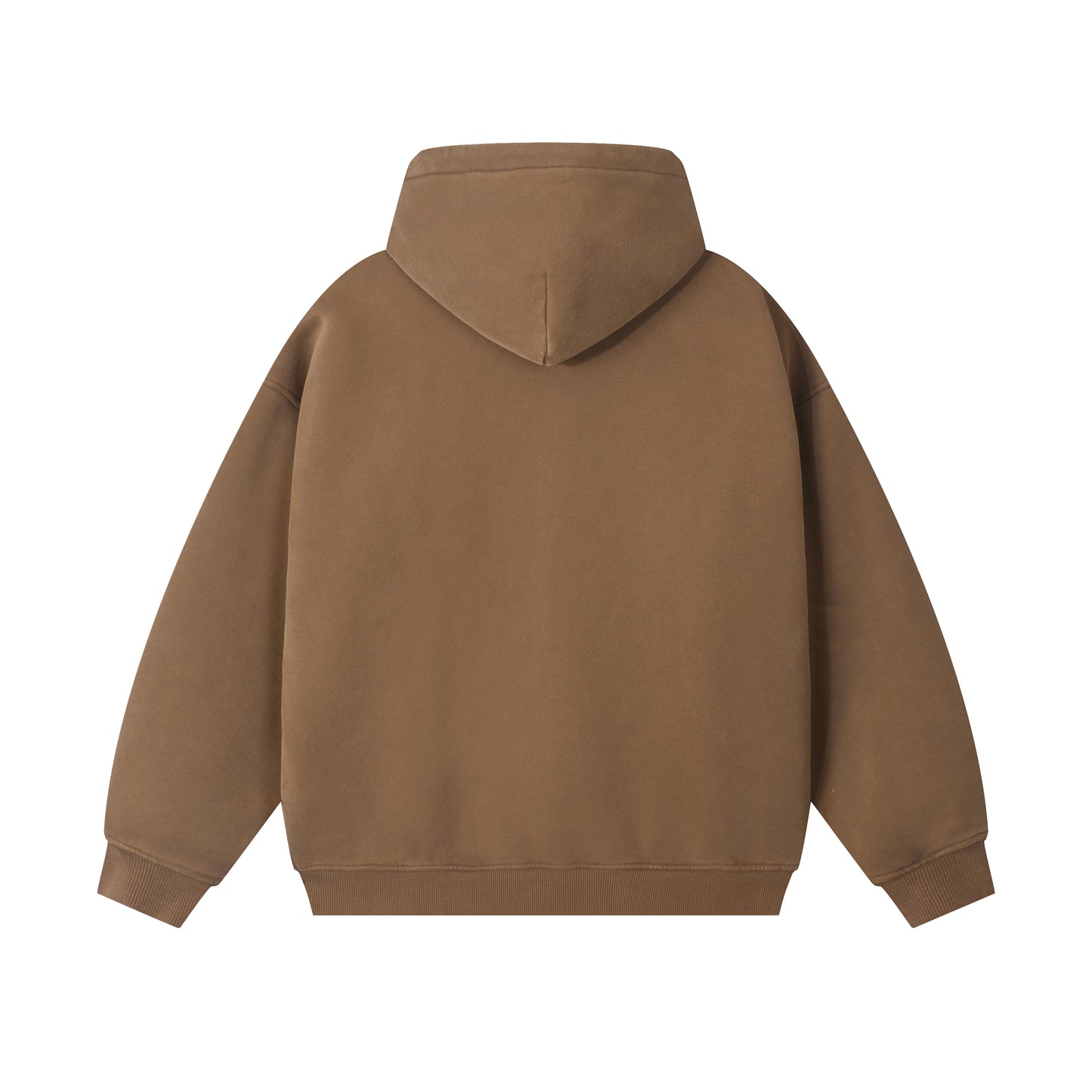 Medium 350gsm Smooth Blend Zipped Earthed Hoodie - Adult