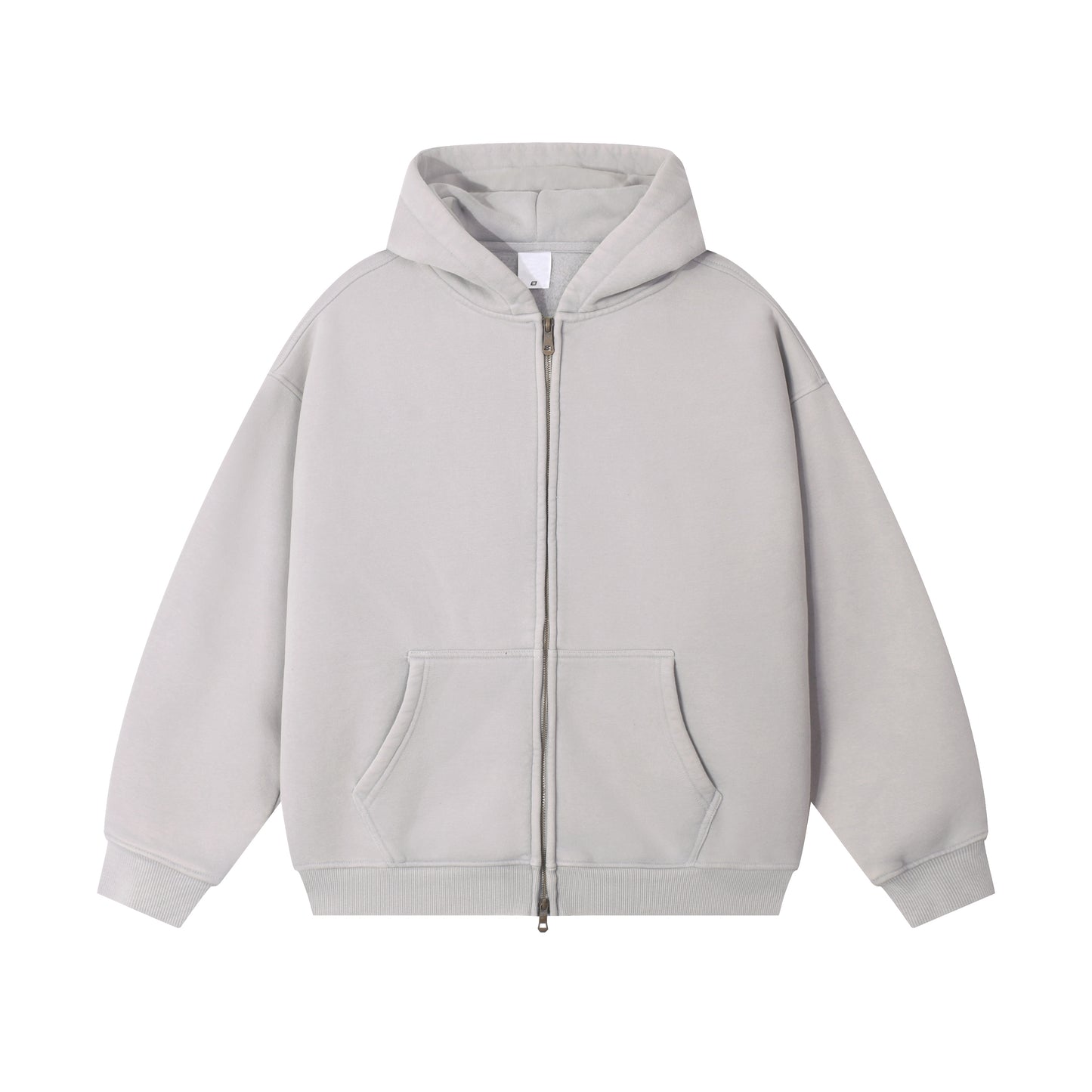 Medium 350gsm Smooth Blend Zipped Earthed Hoodie - Adult