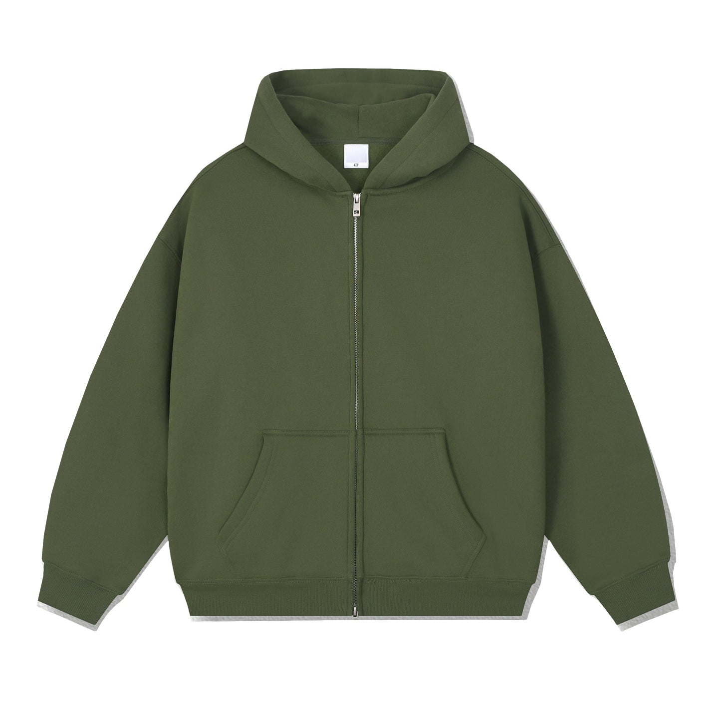Extra-Heavy 450gsm Fleece Blend Zipped Hoodie - Adult