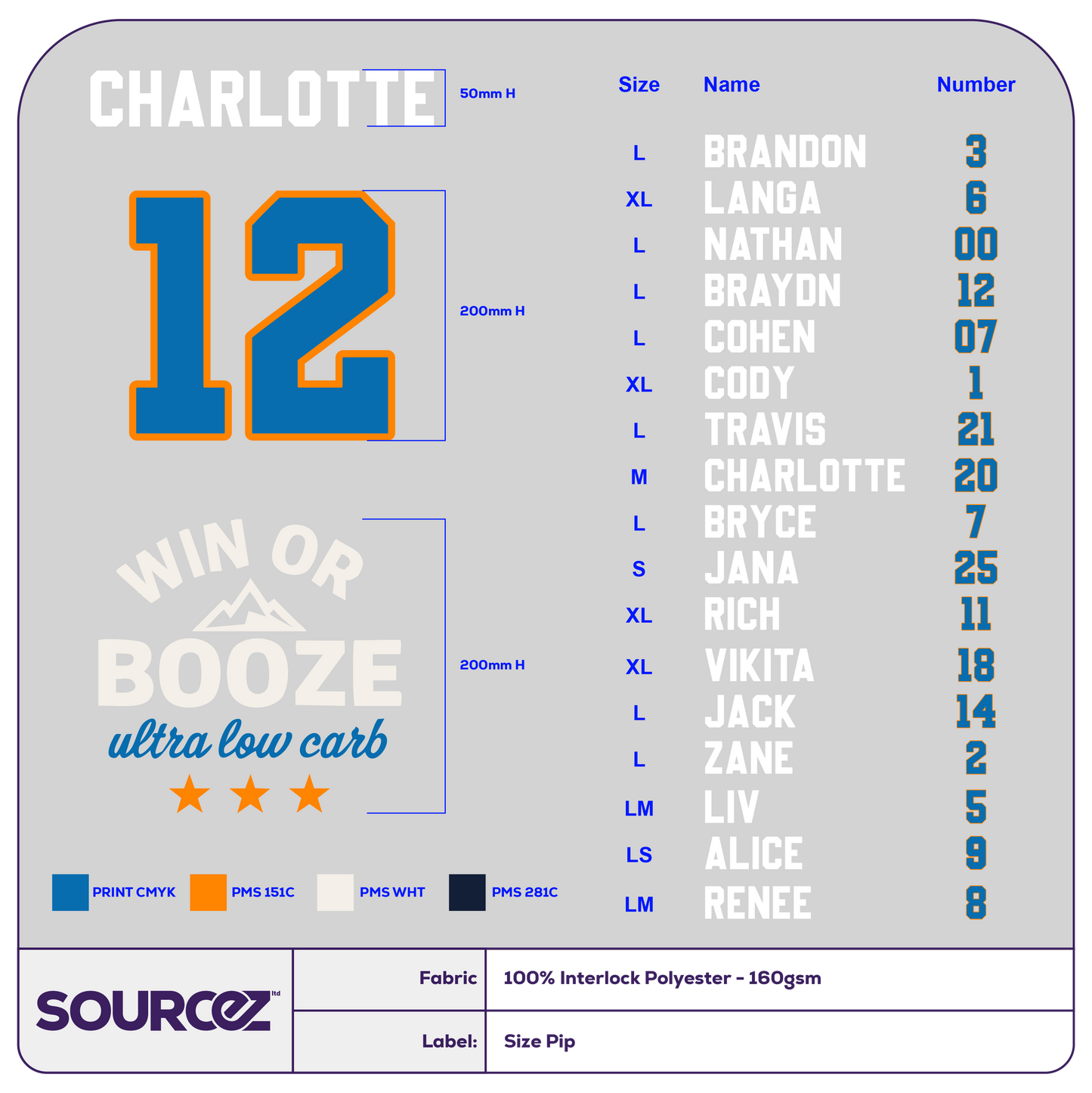 Win or Booze Singlet - Adults/Ladies