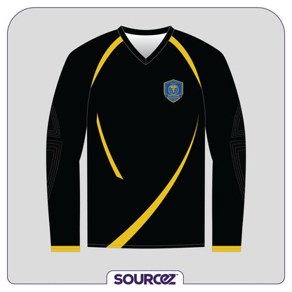 Euro Doctors Black Gold Longsleeve Goalie Top