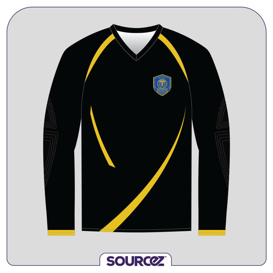Euro Doctors Black Gold Longsleeve Goalie Top