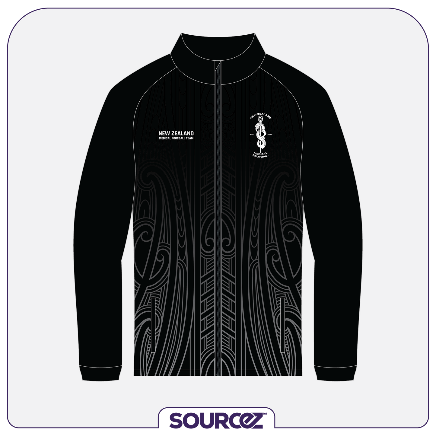 NZ Medical Football Off-Field Track Jacket