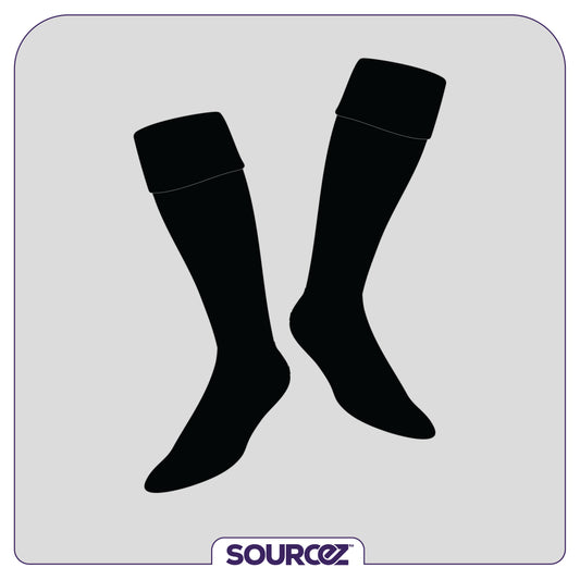 Euro Doctors Black Playing Socks