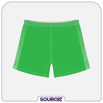 NZ Medical Football Green Goalie Classic Playing Shorts