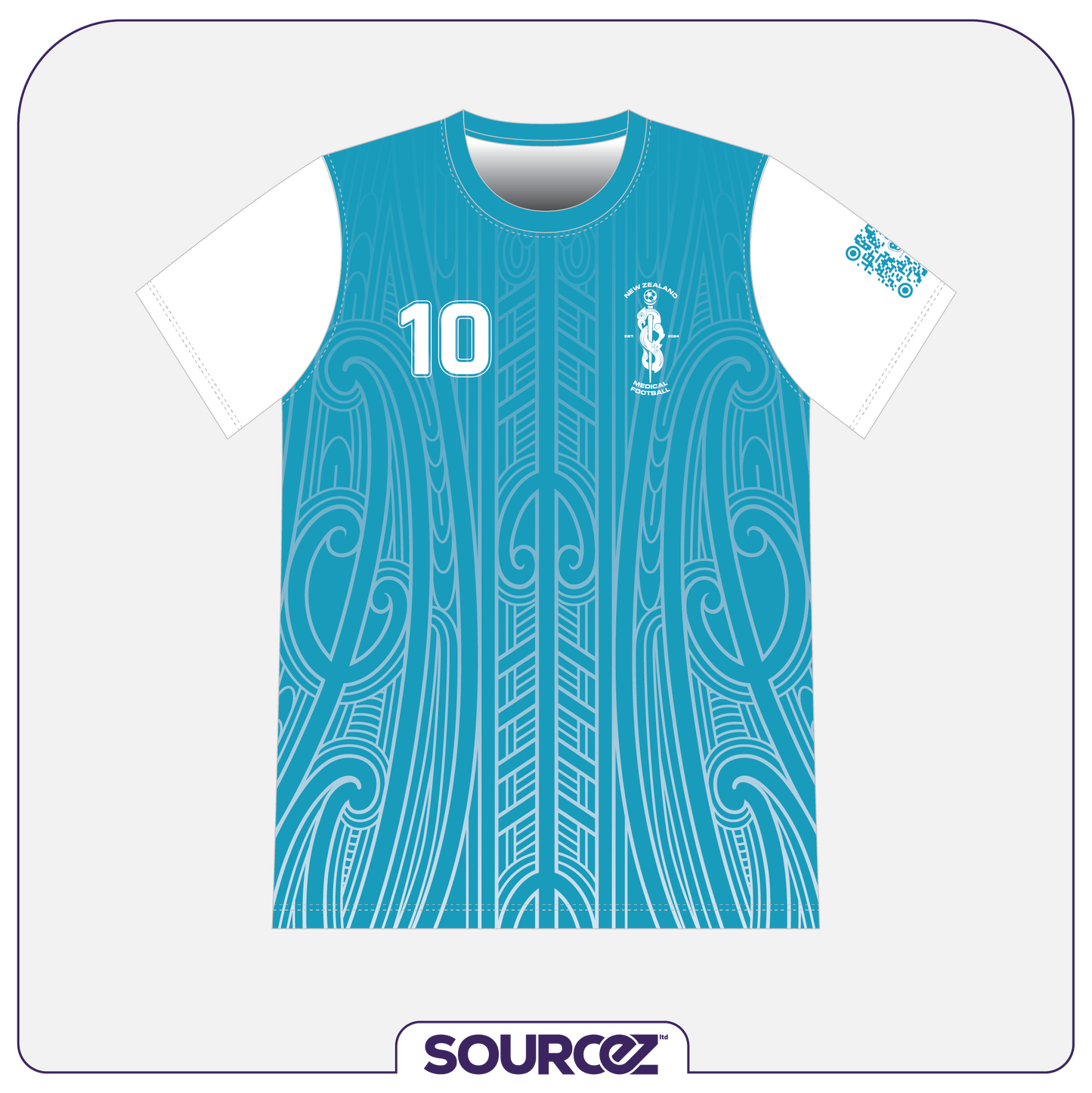 NZ Medical Football Away Classic Playing Top