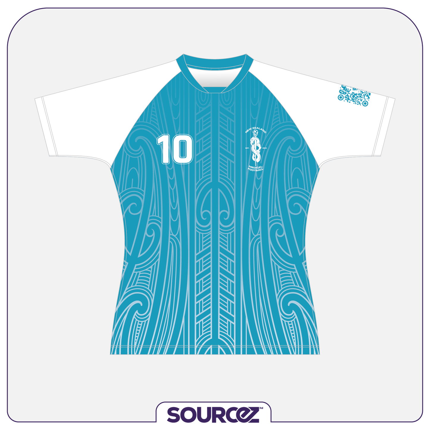 NZ Medical Football Away Classic Playing Top