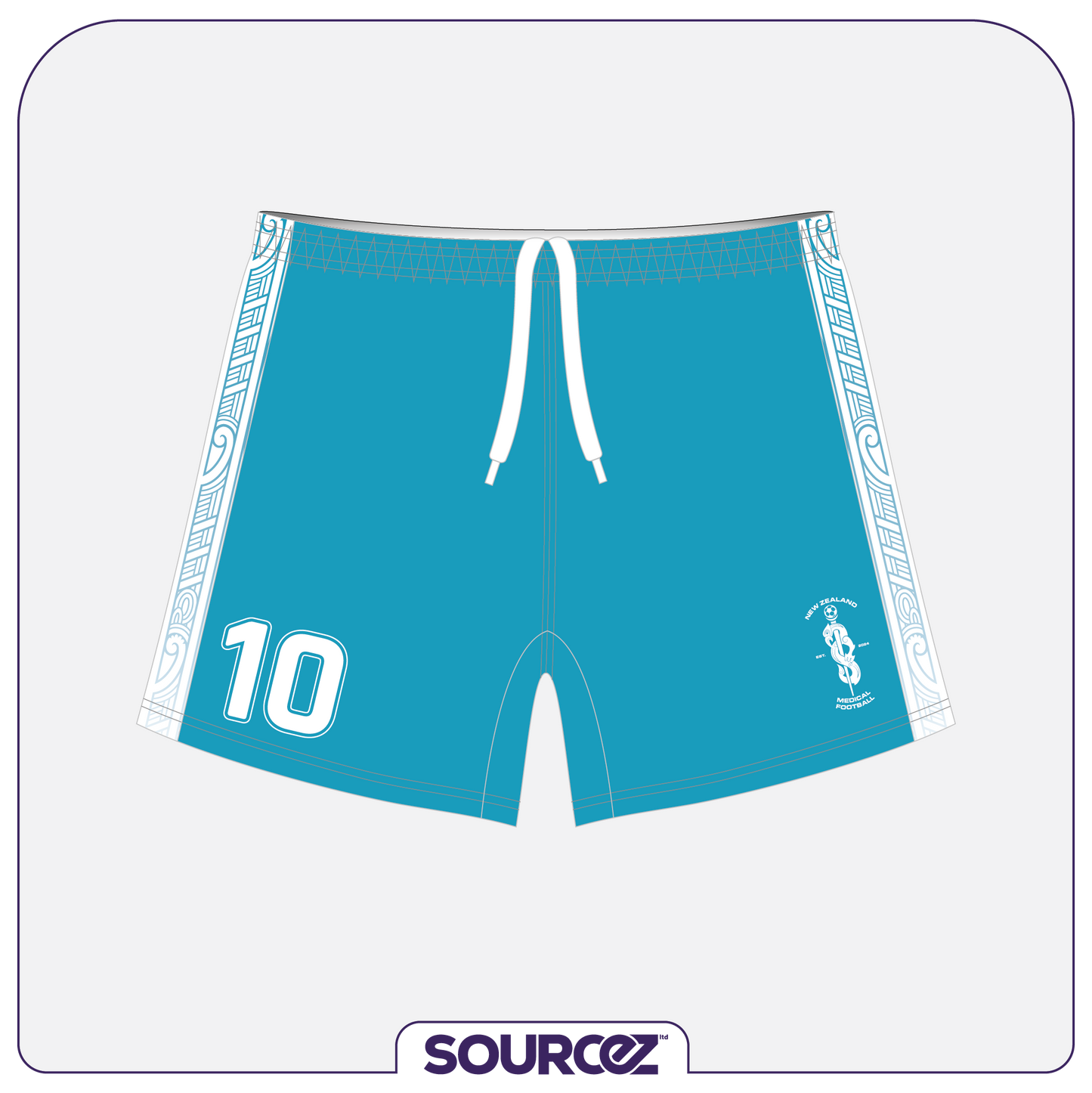 NZ Medical Football Away Classic Playing Shorts