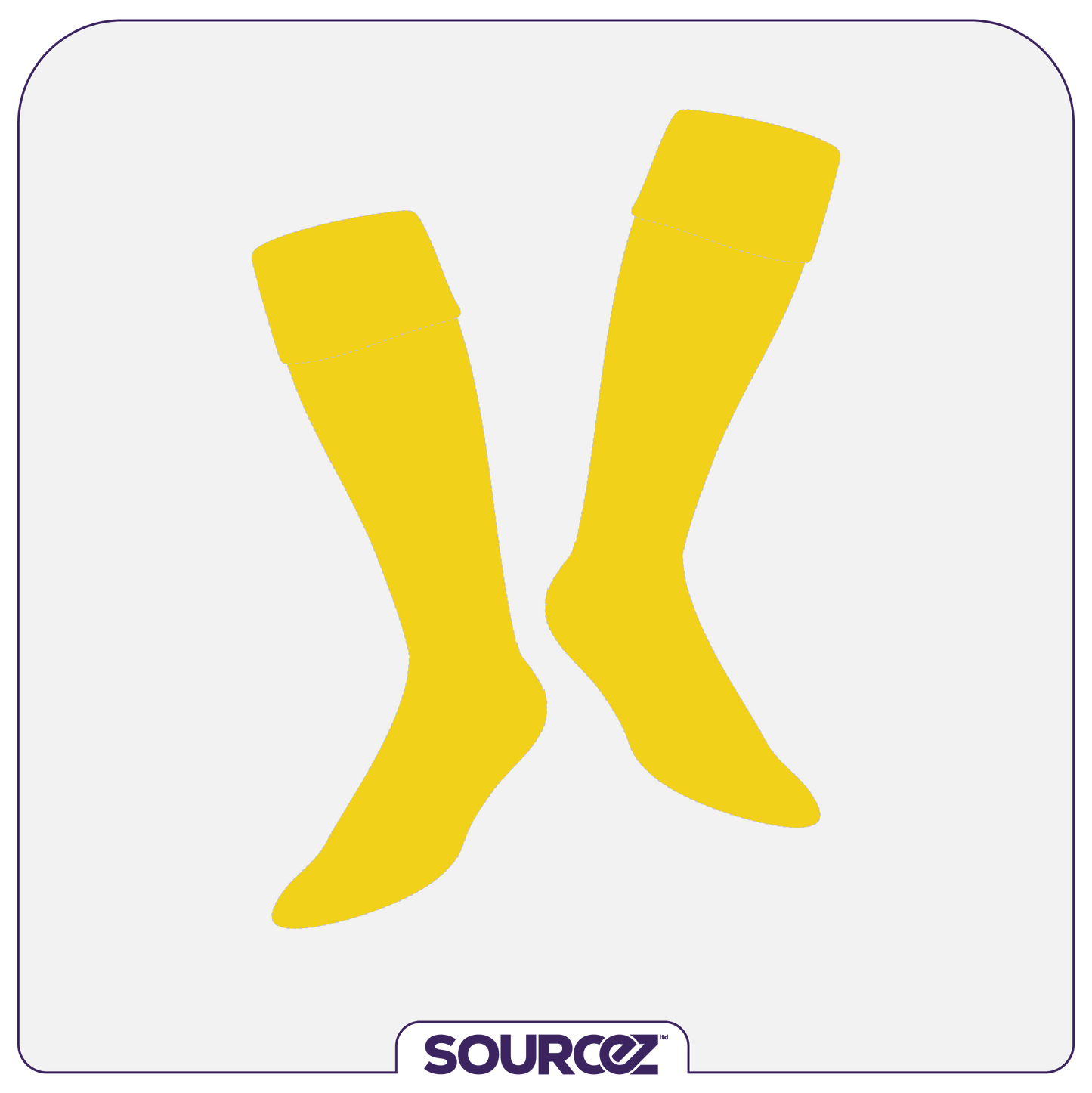 NZ Medical Football Yellow Playing Socks