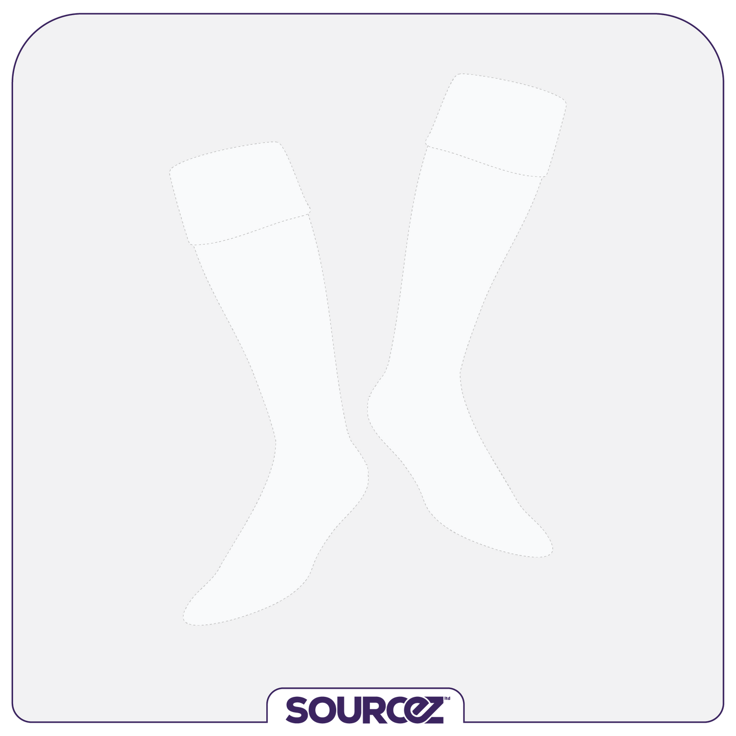 NZ Medical Football White Playing Socks