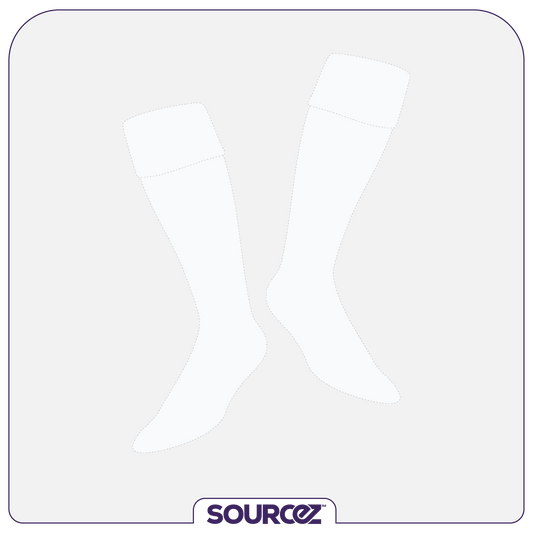 NZ Medical Football White Playing Socks