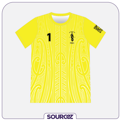 NZ Medical Football Yellow Goalie Classic Playing Top