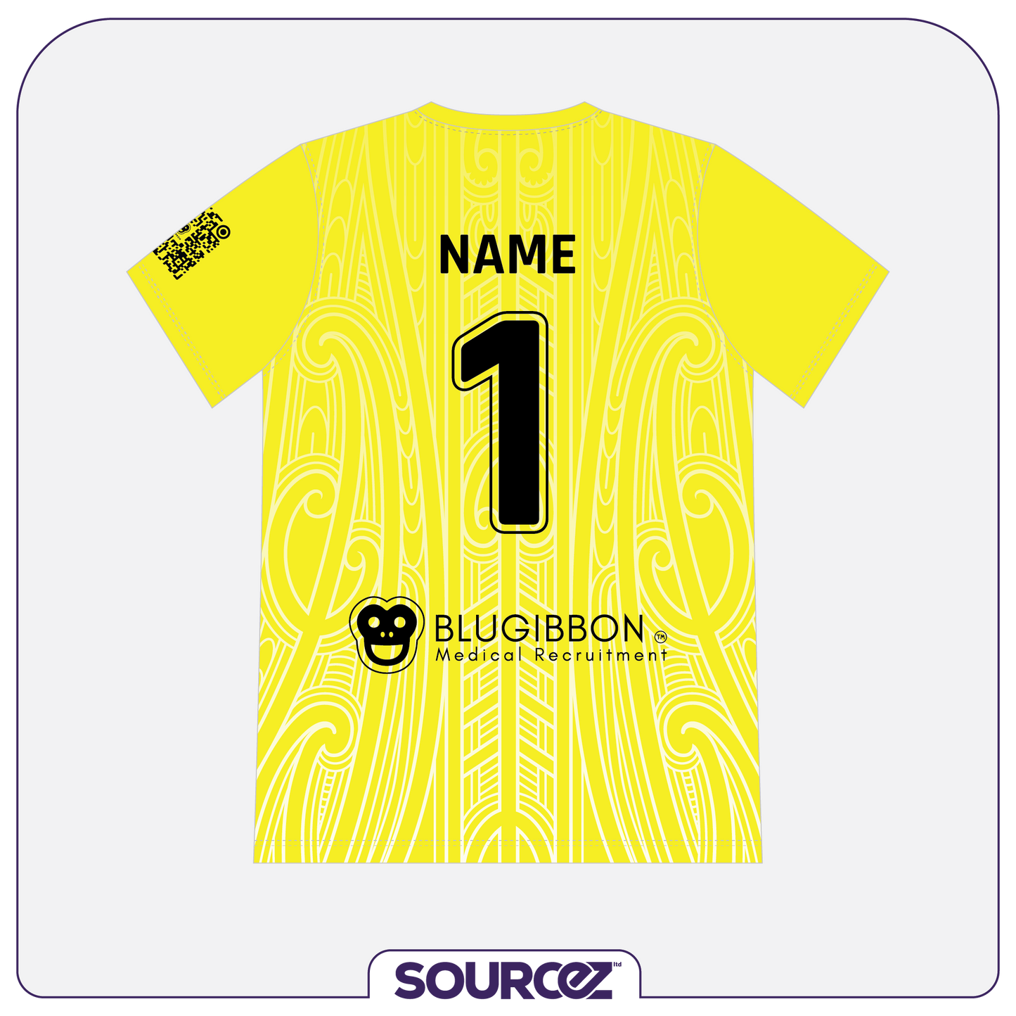 NZ Medical Football Yellow Goalie Classic Playing Top