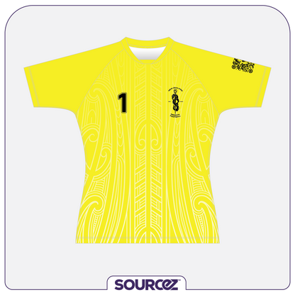 NZ Medical Football Yellow Goalie Classic Playing Top