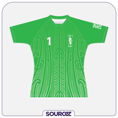 NZ Medical Football Green Goalie Classic Playing Top