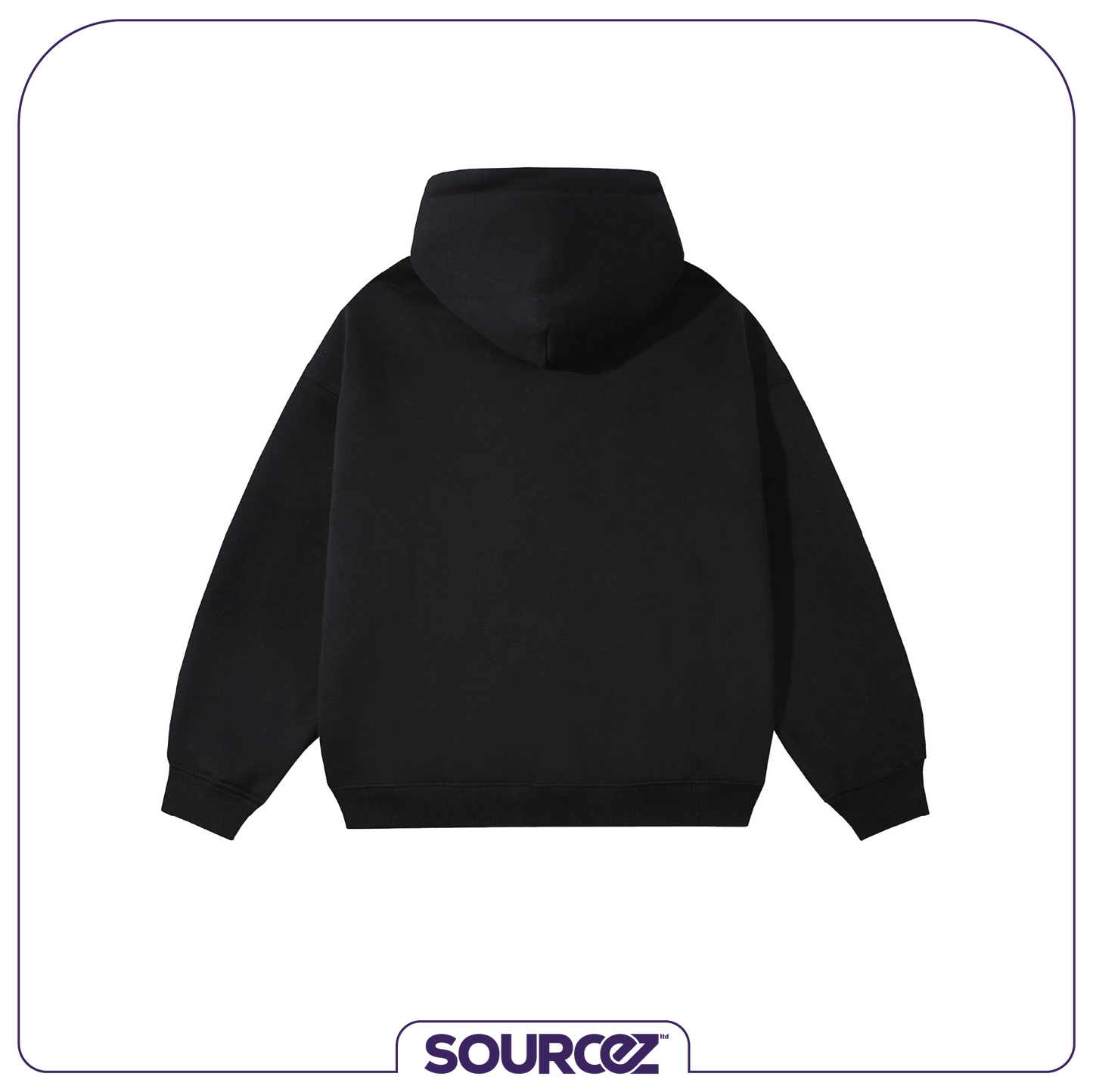 NZ Medical Football Black Medium 360gsm Regular Fit Hoodie / Adult