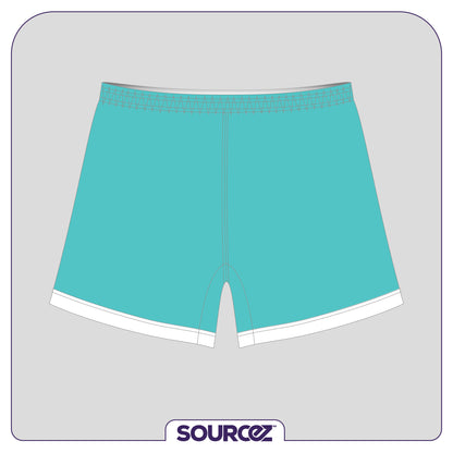 Euro Doctors Teal White Classic Playing Shorts