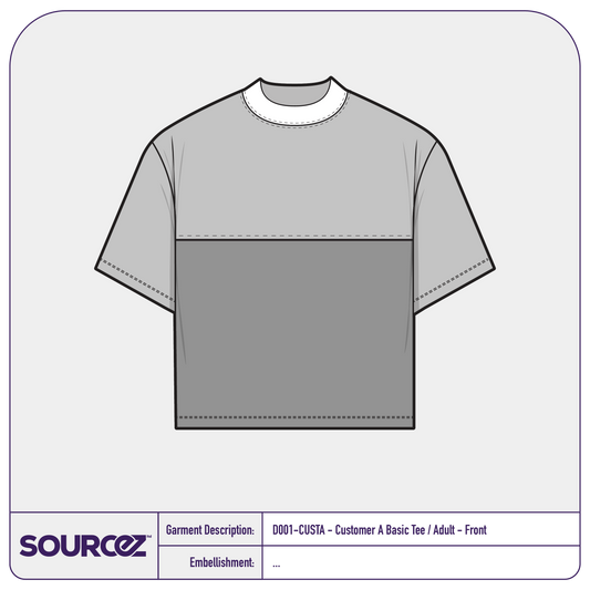 D001 - Basic Tee / Adult