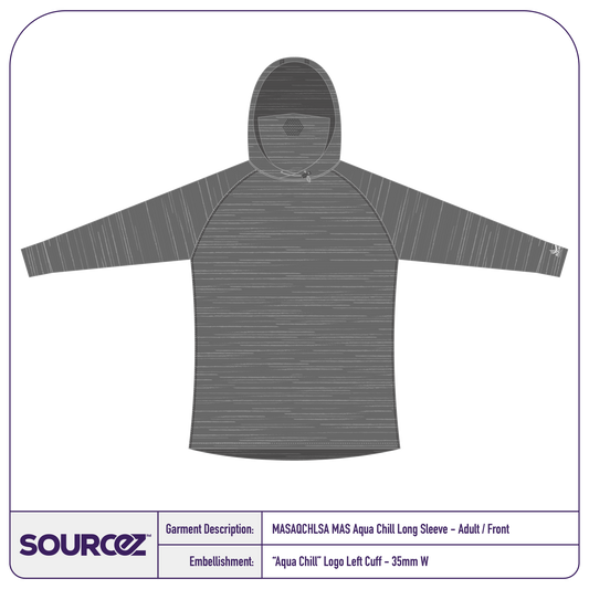 Missing at Sea Aqua Chill Long Sleeve - Adult