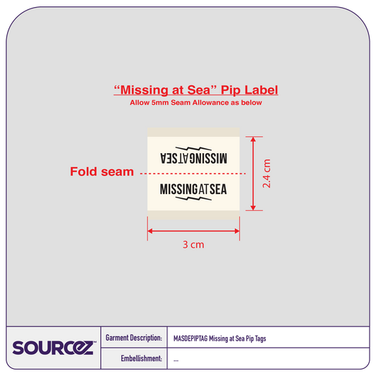 Missing at Sea Pip Tags