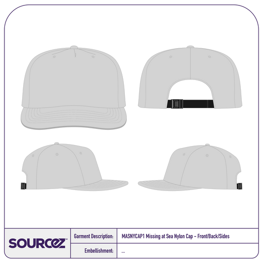 Missing at Sea Nylon Cap
