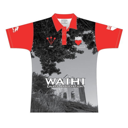 RS0002A-RSAP - RSA Waihi Darts Association Set.S Polo w Pocket / Adult