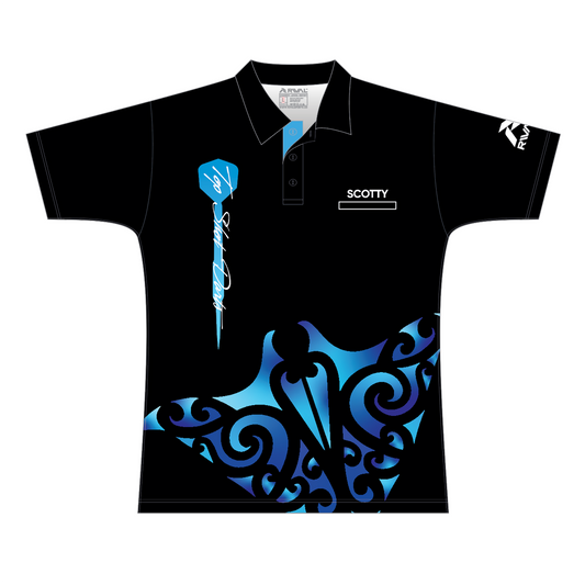 RS0002A-TSHP - Top Shot Darts Set.S Polo w Pocket / Adult