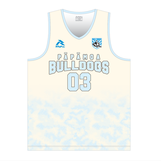 Papamoa Bulldogs Classic V-Neck Singlet / Adult
