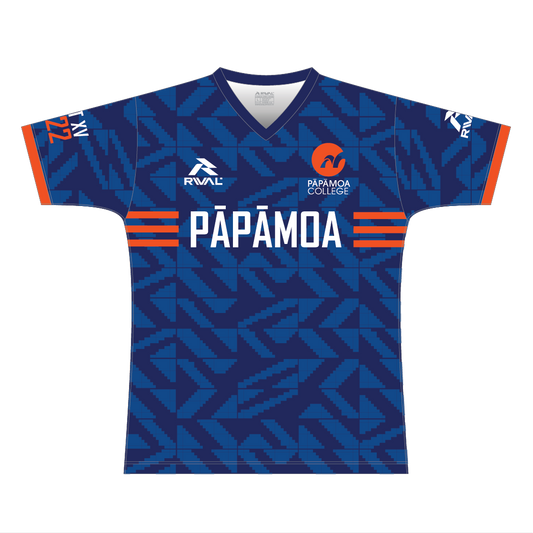 Papamoa College 1st XV Set.S Tee V-Neck / Adults