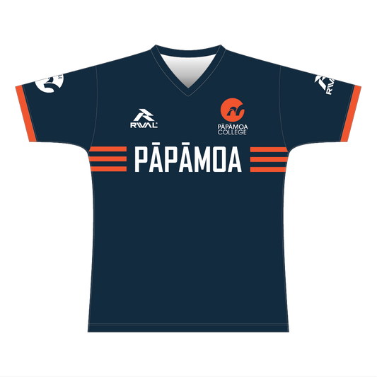 Papamoa College Football Warm Up Set.S Tee V-Neck / Adults