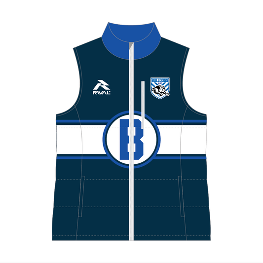 Bulldogs RLSC Off-Field Puffer Vest Jacket / Adult