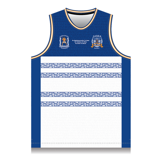 Judea Sport Navy Basketball Street Style Singlet / Adult