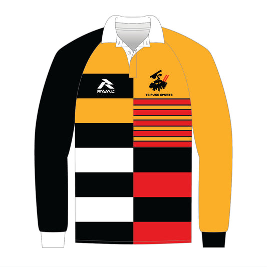 Te Puke Sports Leavers Long Sleeve Knitted Jersey / Youth