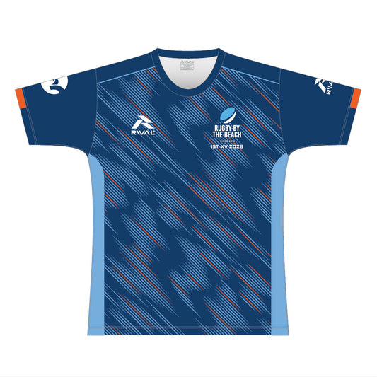 Rugby on the Beach  1st XV T-Shirt Rnd Neck w Side Panel / Adult