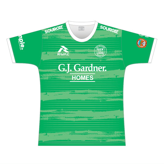Kick for a Cause Green GJ Select ONE SS T-Shirt Rnd Neck / Adult