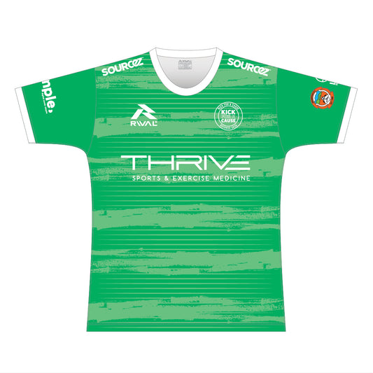 Kick for a Cause Green Thrive Select ONE SS T-Shirt Rnd Neck / Adult