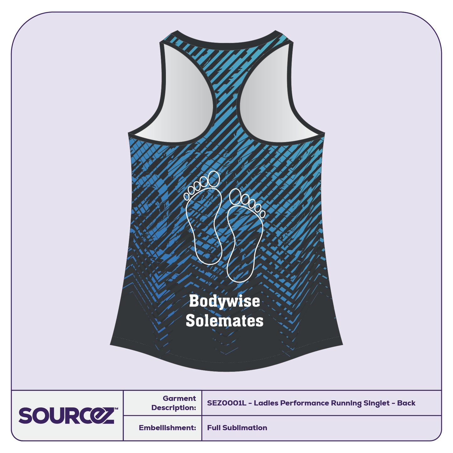Bodywise Ladies Performance Running Singlet