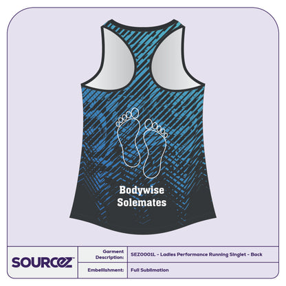 Bodywise Ladies Performance Running Singlet