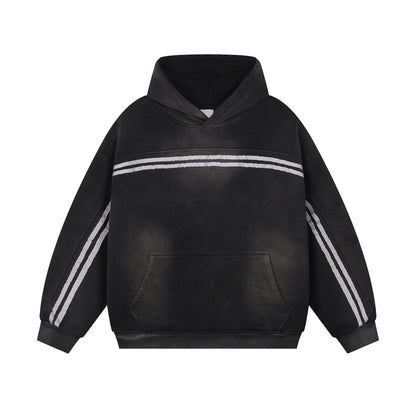 Medium 320gsm Fleece Blend Taped Hoodie - Adult
