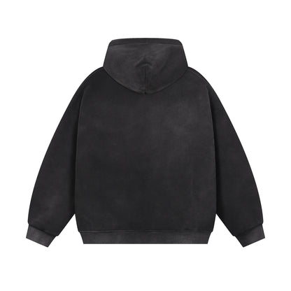 Medium 320gsm Fleece Blend Taped Hoodie - Adult