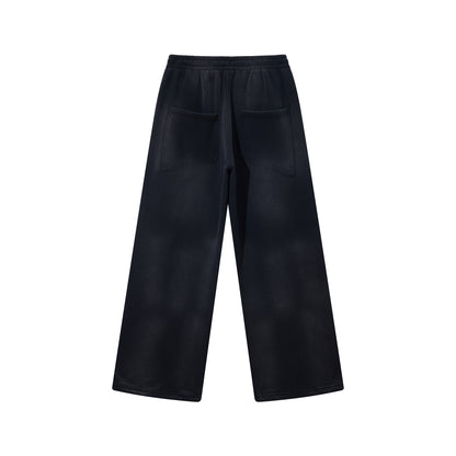 Heavy 350gsm Elasticated Stone Wash Trackies - Adult