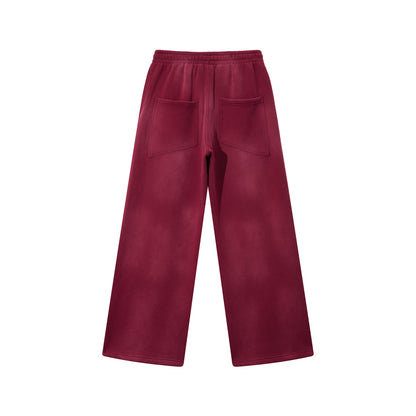 Heavy 350gsm Elasticated Stone Wash Trackies - Adult