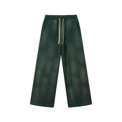 Heavy 350gsm Elasticated Stone Wash Trackies - Adult