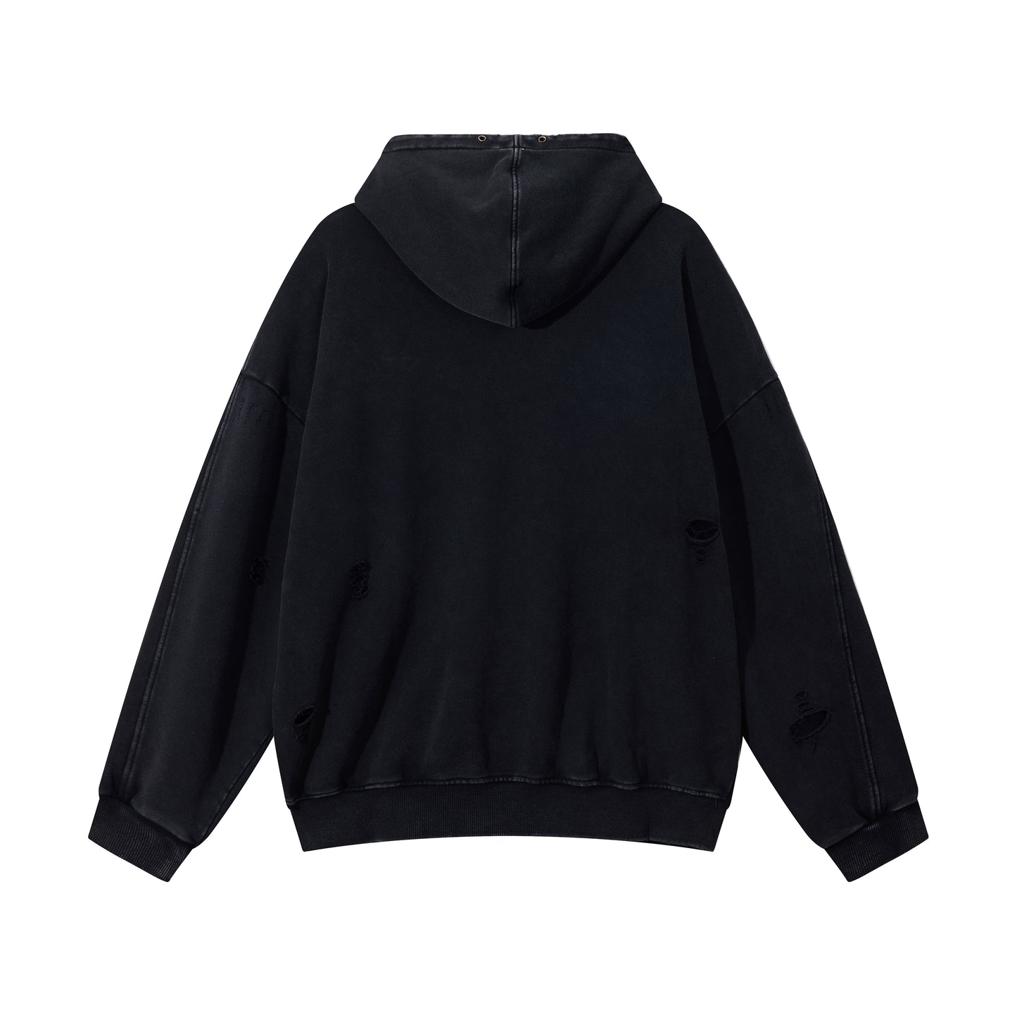 Medium 340gsm Oversized Cotton Hoodie - Adult