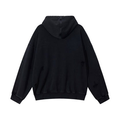 Medium 340gsm Oversized Cotton Hoodie - Adult